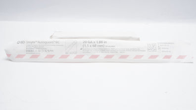 BD 382537 Insyte Autoguard BC Shielded I.V. Cath. 20GA x 1.88inch 54ml/min